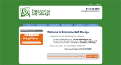 Desktop Screenshot of enterpriseselfstorage.com